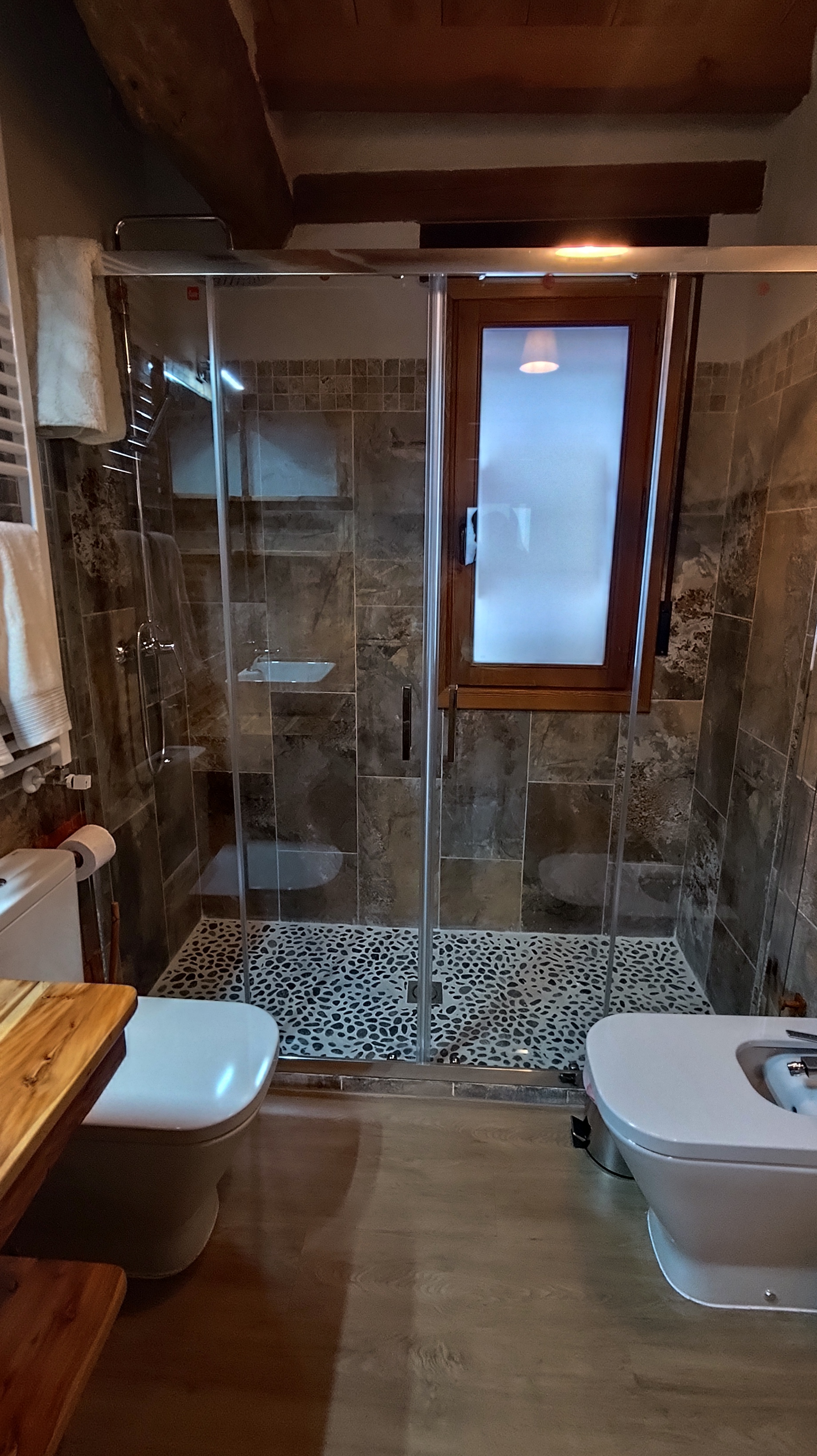 Baño ducha doble