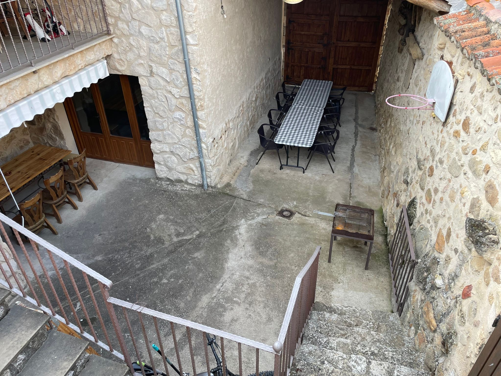 Patio desde el balcón